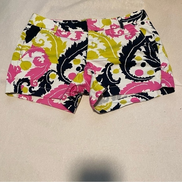 Banana Republic Pants - Banana Republic Lime, Pink, Navy, White Floral Print Shorts Cotton Spandex 6P